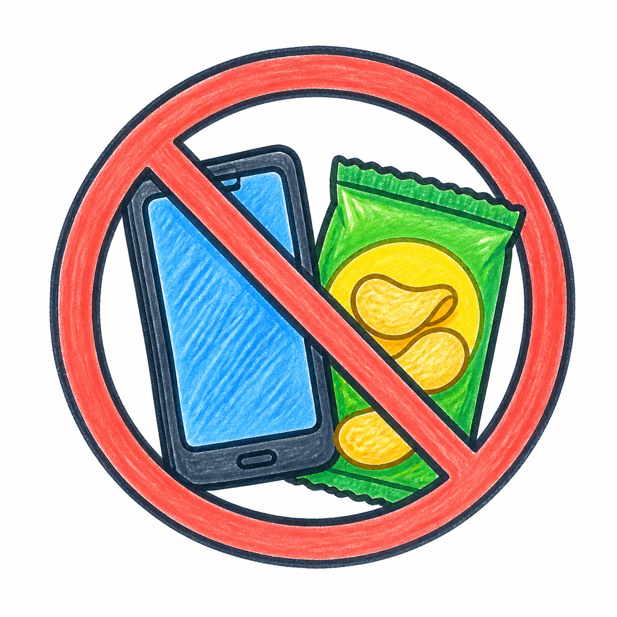 No phone or chips