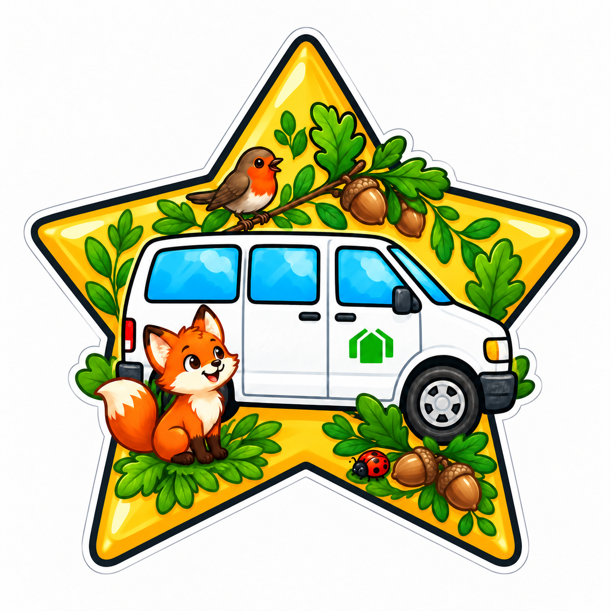 Van star, animals theme