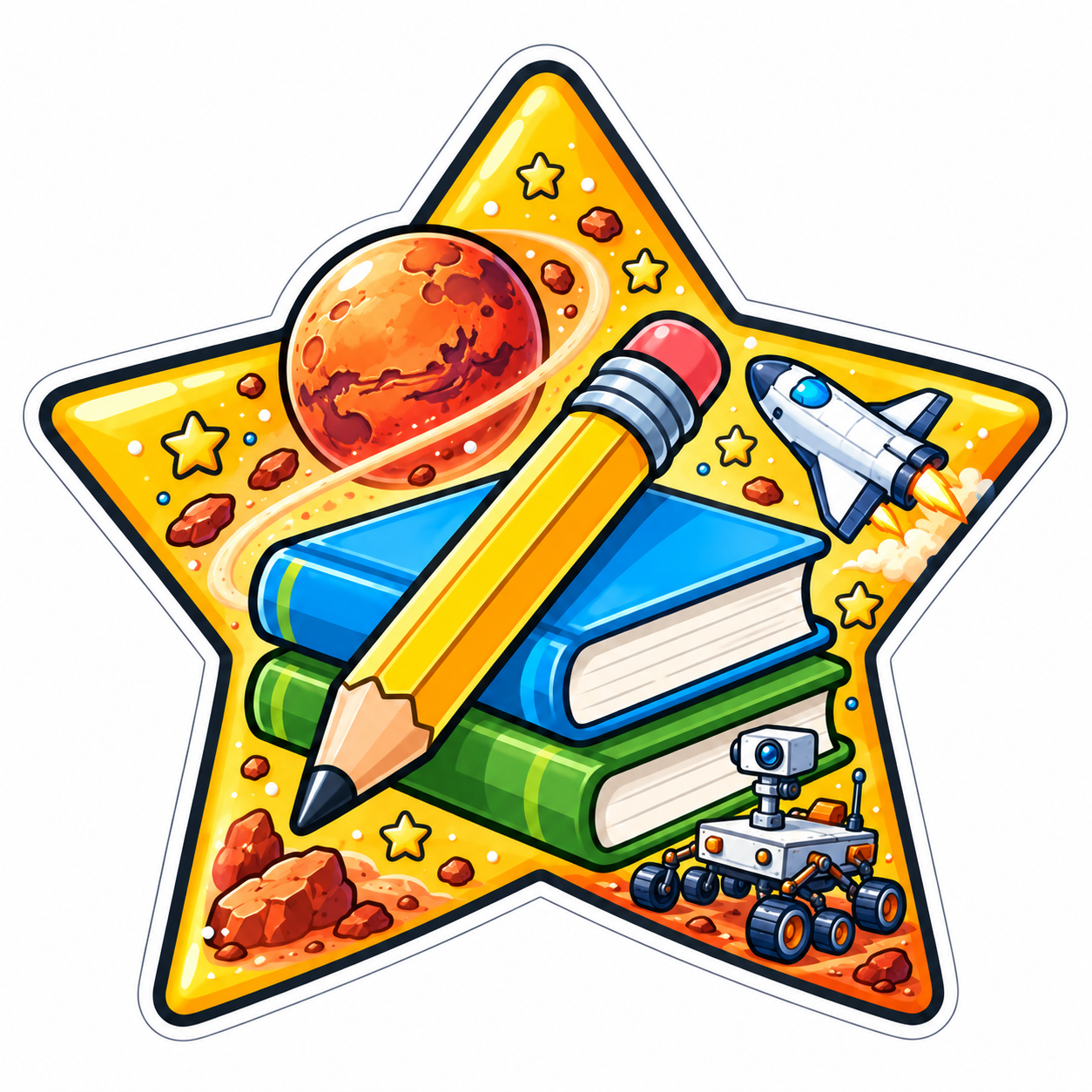 Tutoring star, space theme