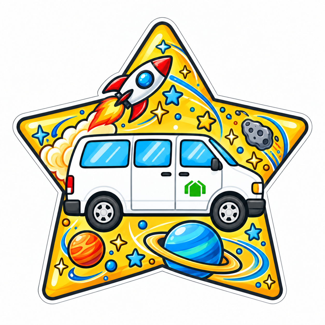 Van star, space theme