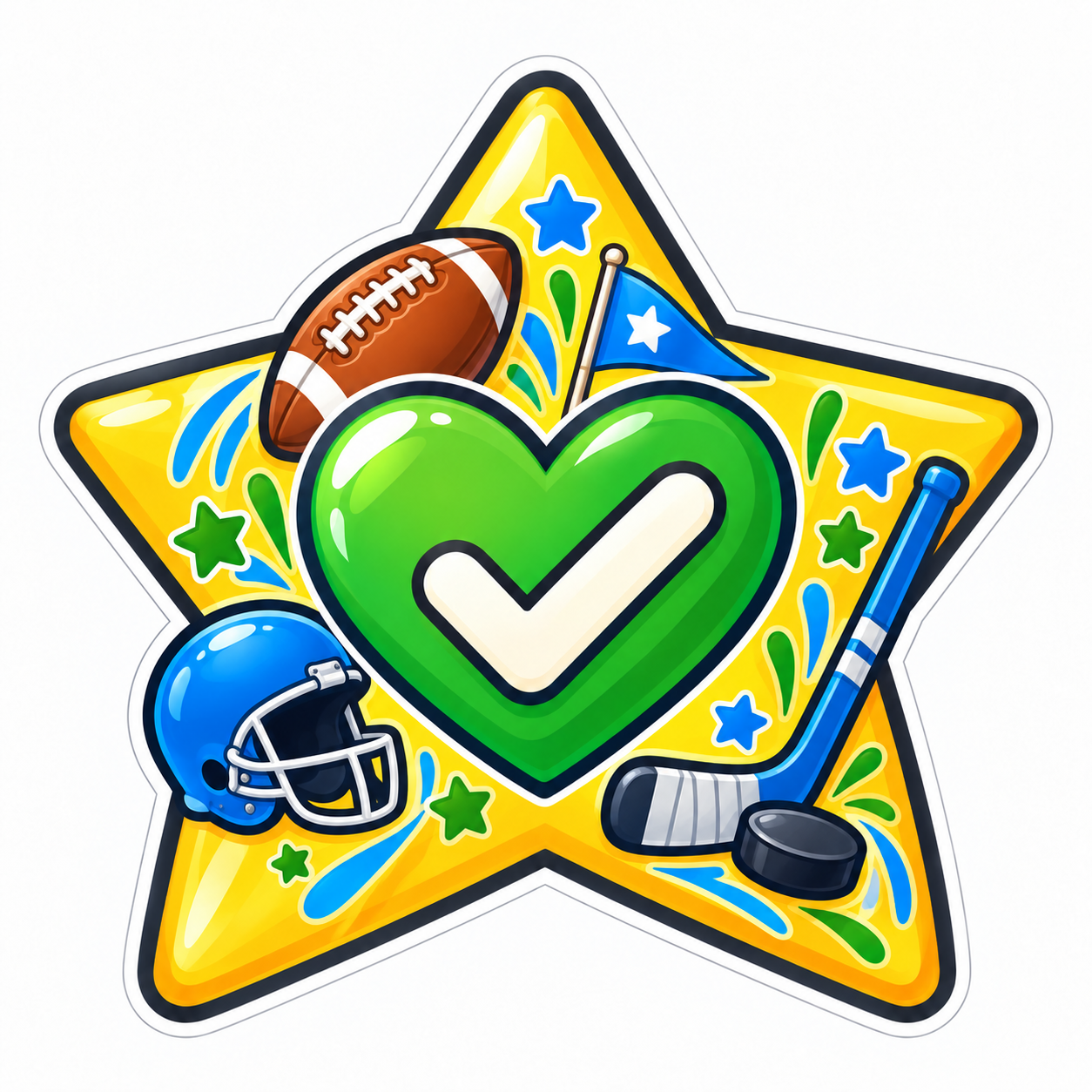 OKAY rules star, sports theme