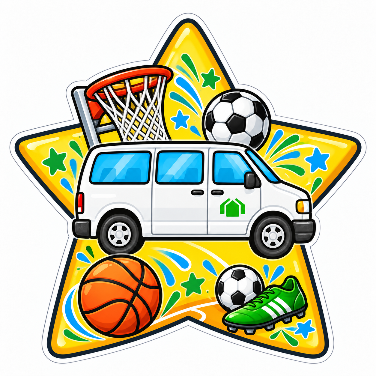 Van star, sports theme